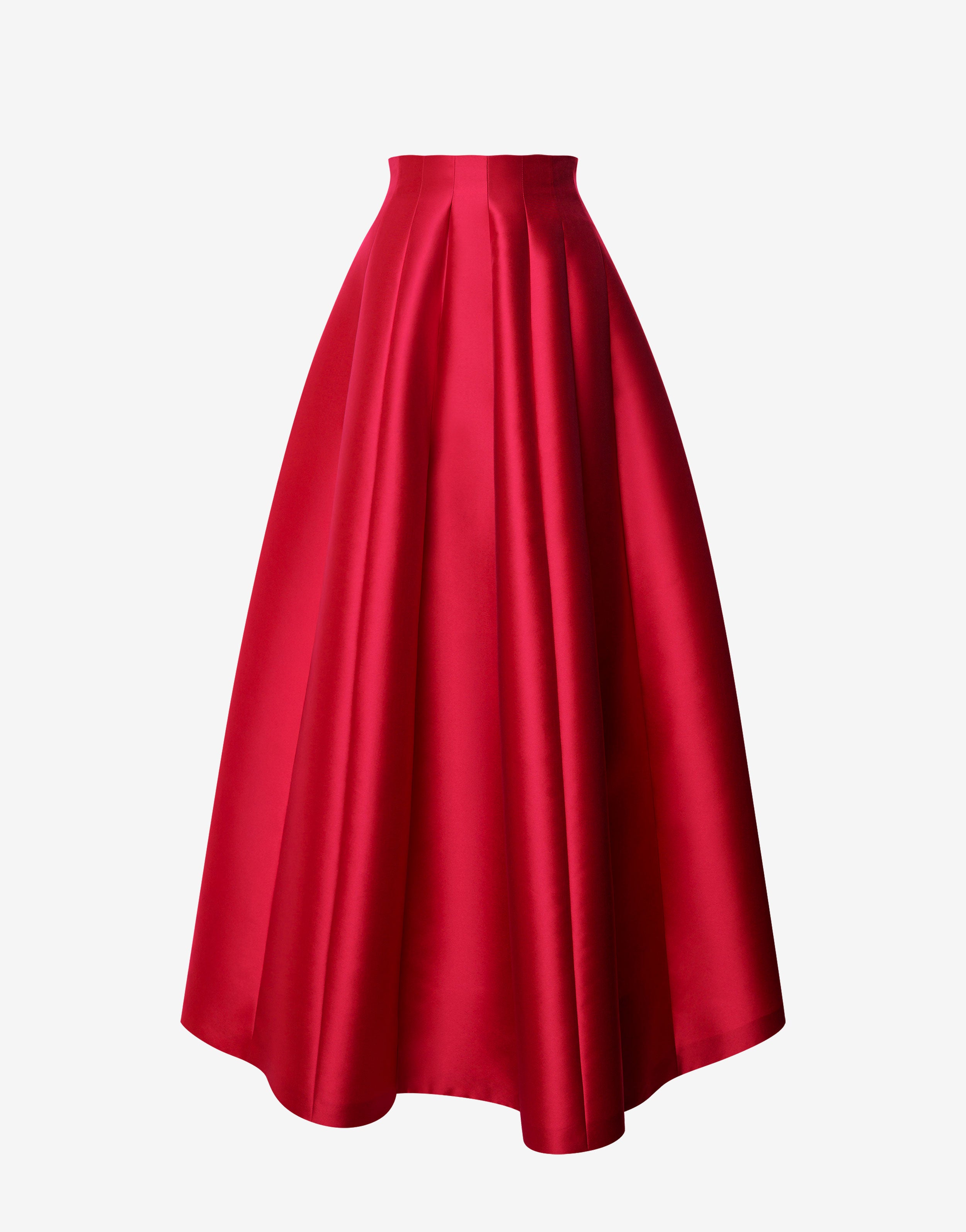High-waisted mikado maxi skirt | Alberta Ferretti