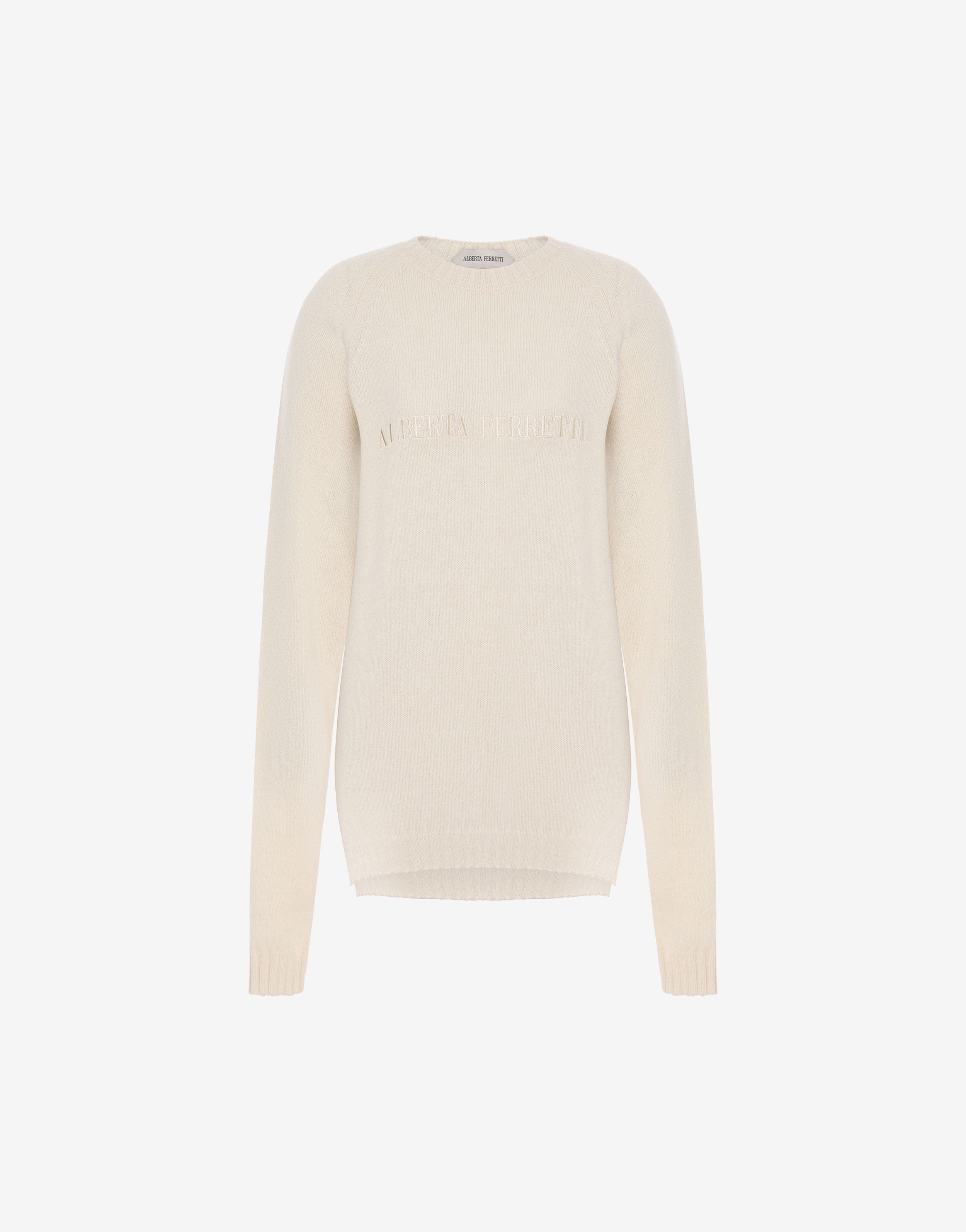 Logo cashmere sweater | Alberta Ferretti