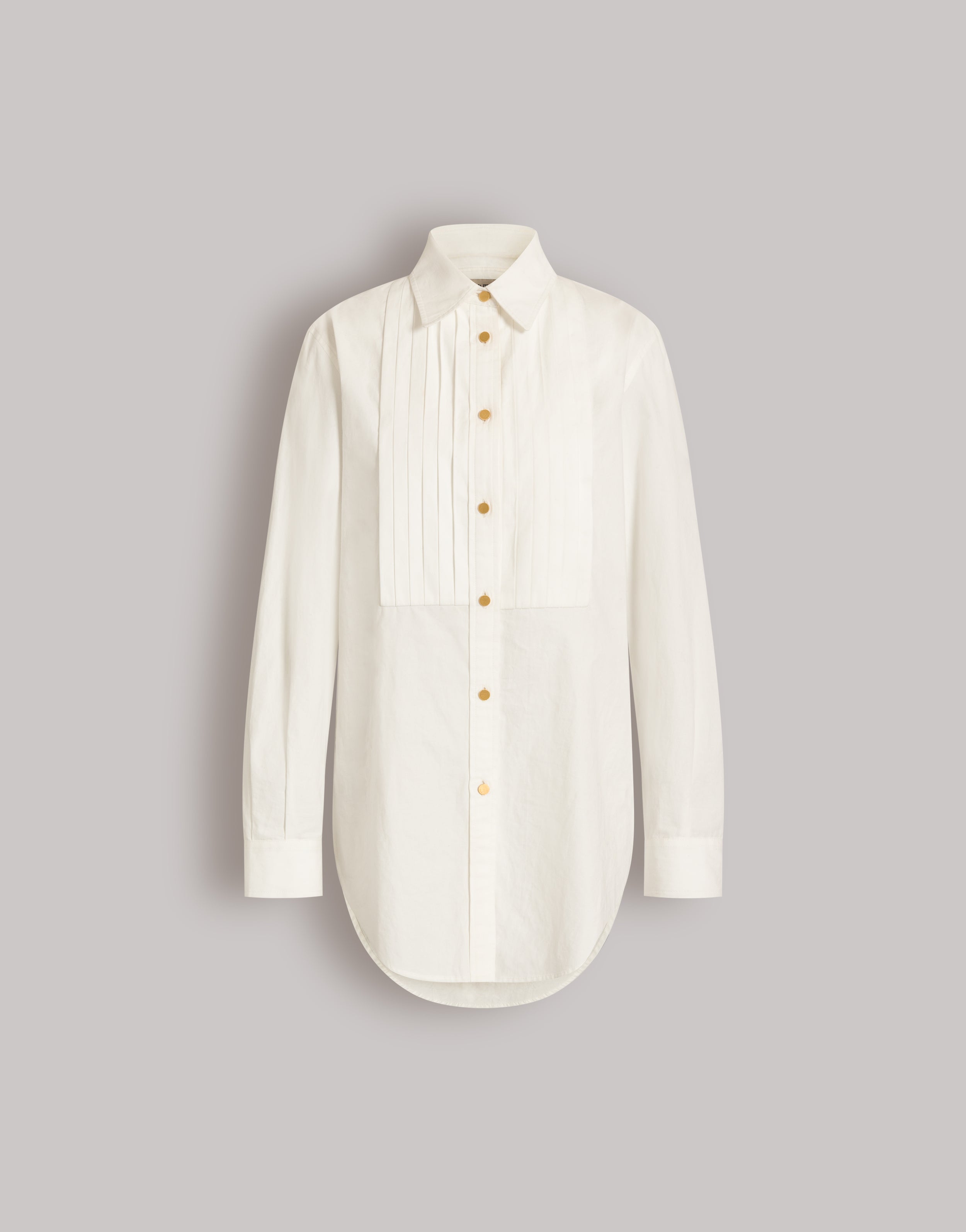white dress shirt with gold buttons Oversized cotton tuxedo-style Size:3-4Y/ XS Women's Fall Dresses | Width 50 cm Velvet Dress