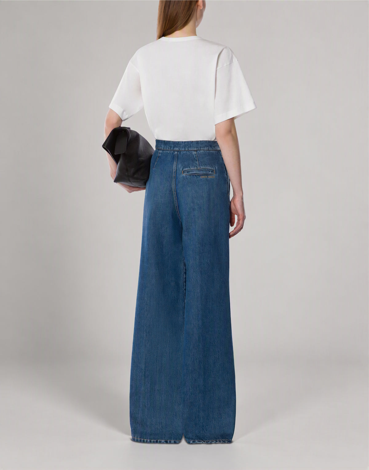 Camiseta boxy con logotipo Blanco Alberta Ferretti Boutique Online 4