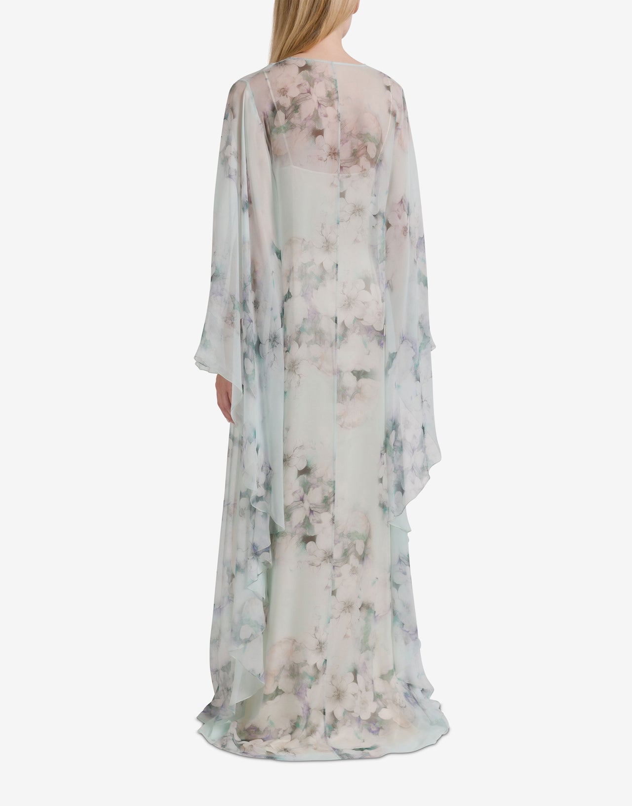 카프탄 쉬폰 드레스 Grey Alberta Ferretti Boutique Online 3