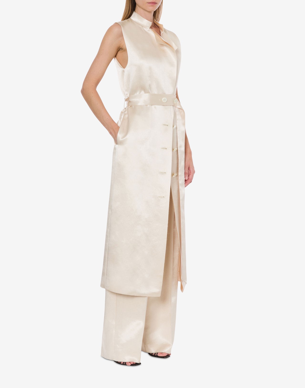 Lange Weste aus duchesse Alberta Ferretti DE - Main Image