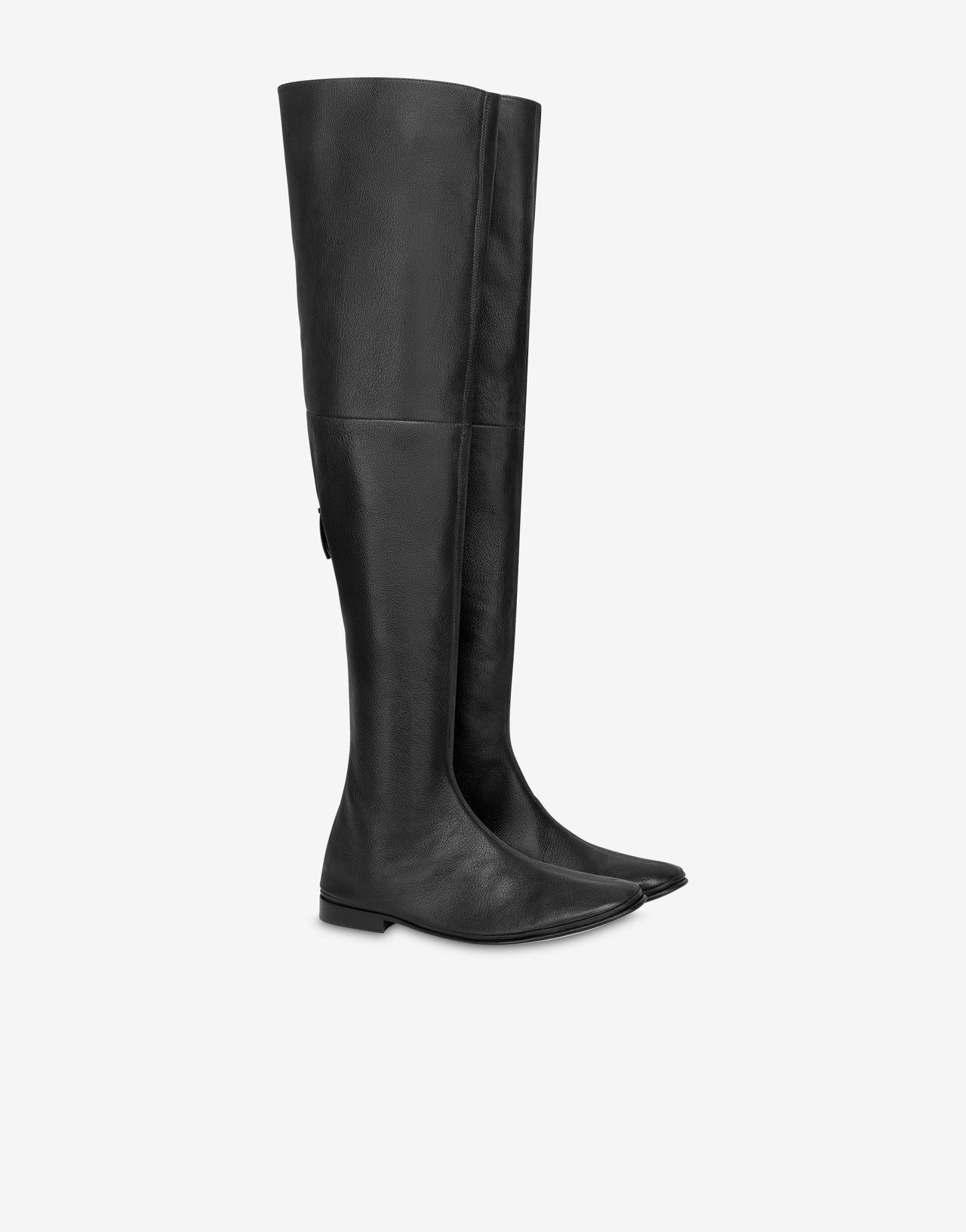 Botas altas de piel Negro Alberta Ferretti Boutique Online 1