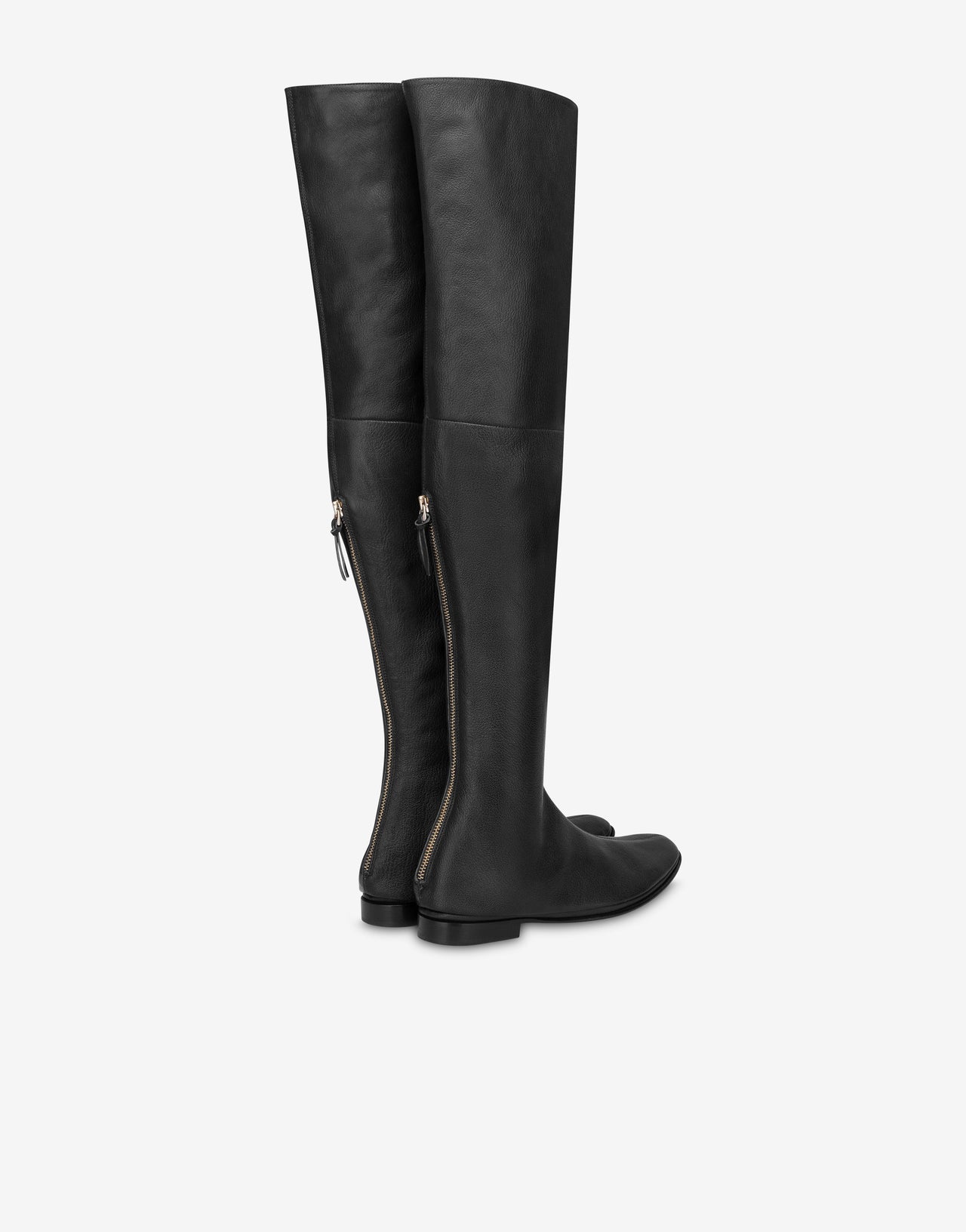 Botas altas de piel Negro Alberta Ferretti Boutique Online 2