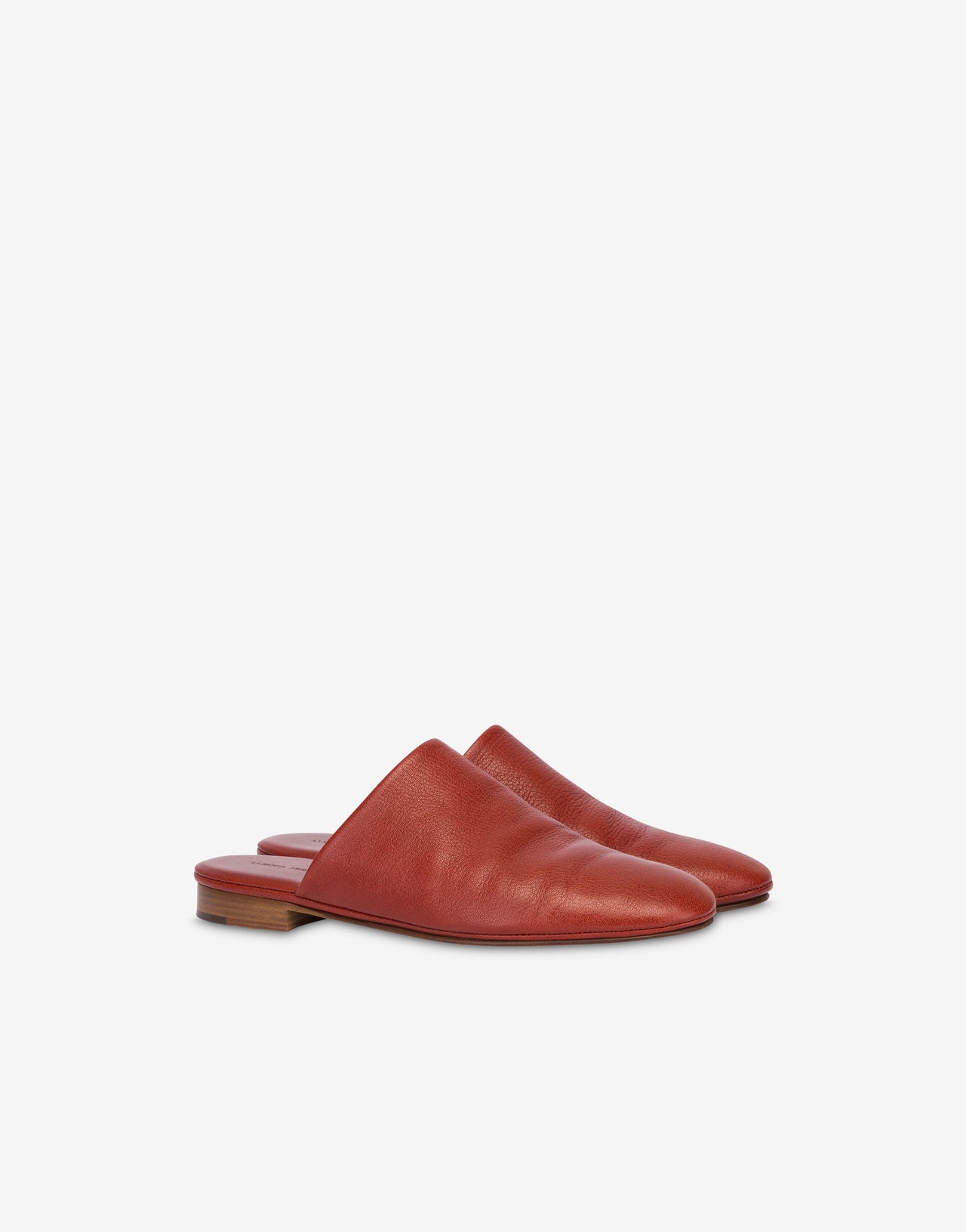 Slipper de cuero Marrón Alberta Ferretti Boutique Online 1