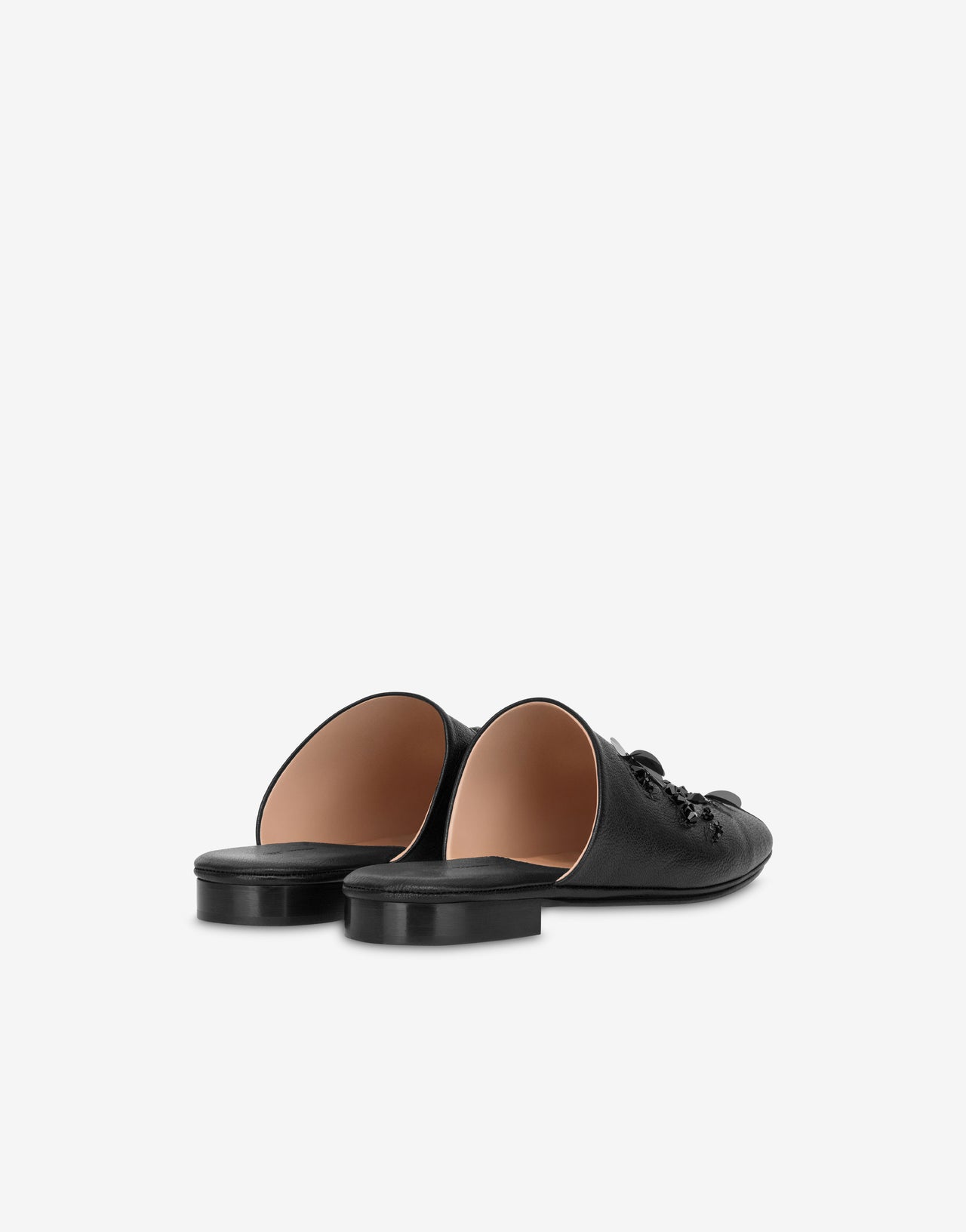 Slipper bordados Negro Alberta Ferretti Boutique Online 2