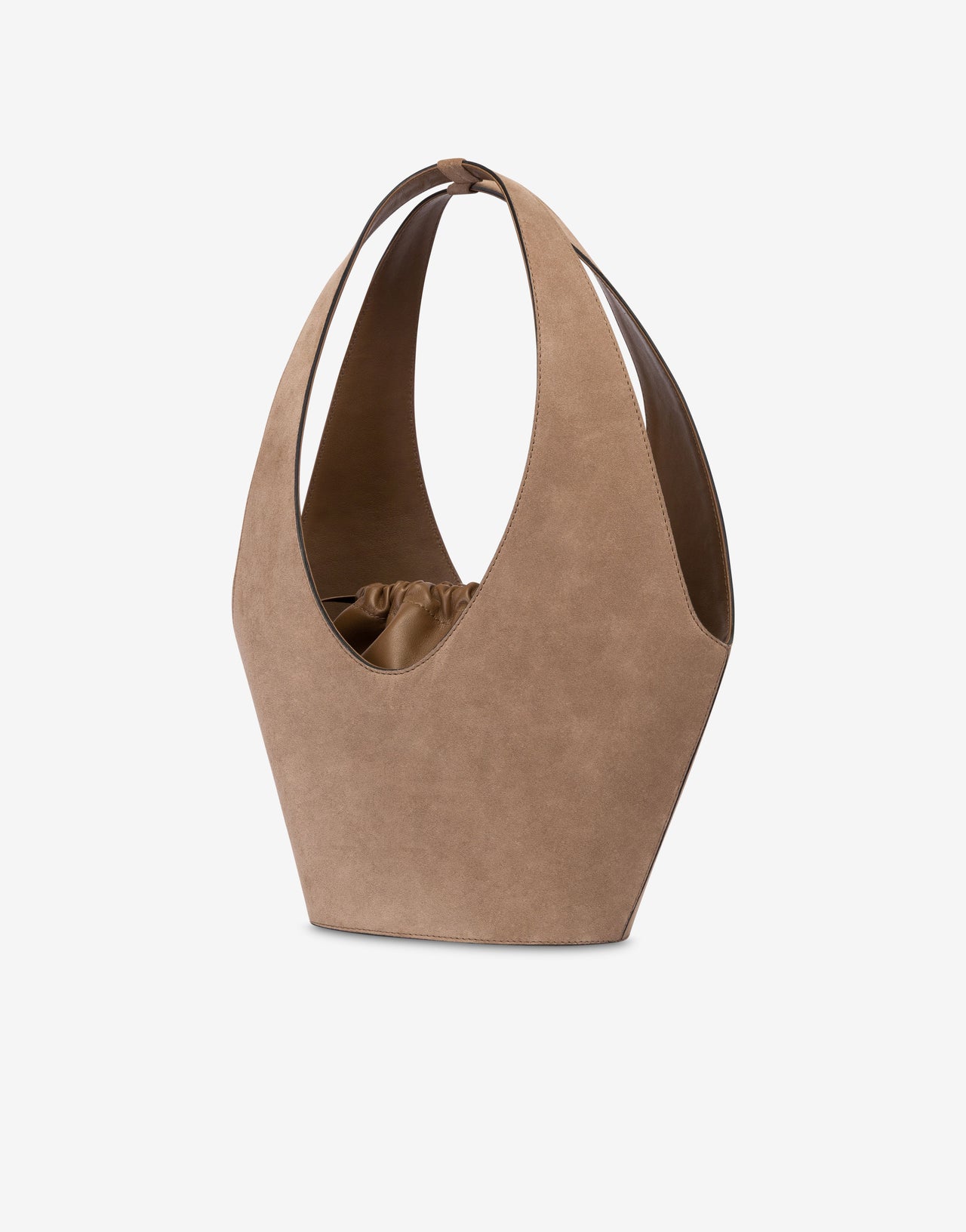 Suede maxi bag Beige Alberta Ferretti Boutique Online 2