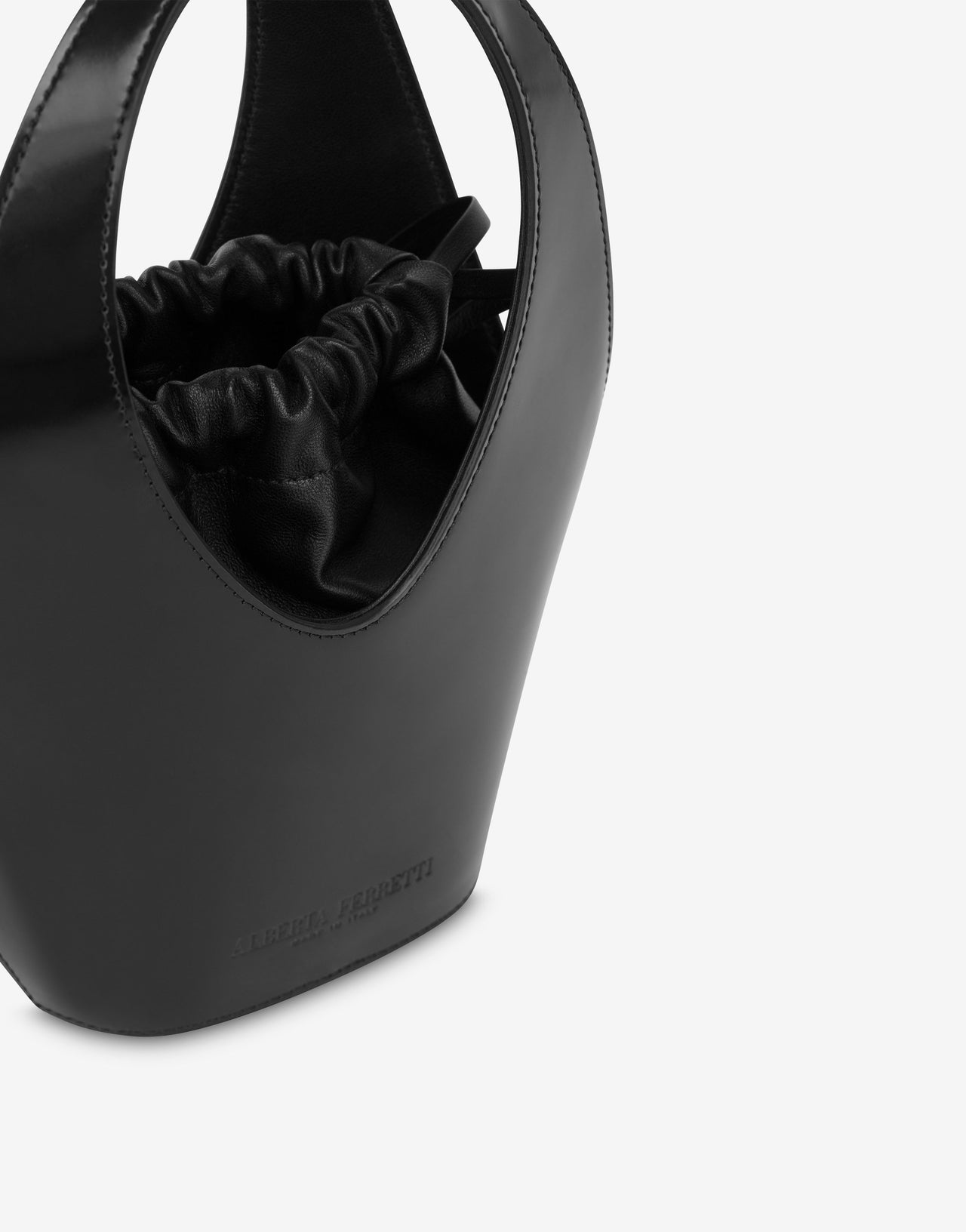 Mini sac en cuir Noir Alberta Ferretti Boutique Online 3