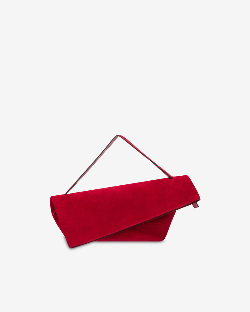 Soft suede bag Red Alberta Ferretti Boutique Online 0