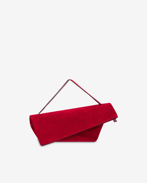 Soft suede bag Red Alberta Ferretti Boutique Online 0