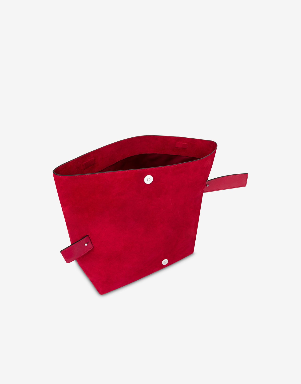Soft suede bag Red Alberta Ferretti Boutique Online 3