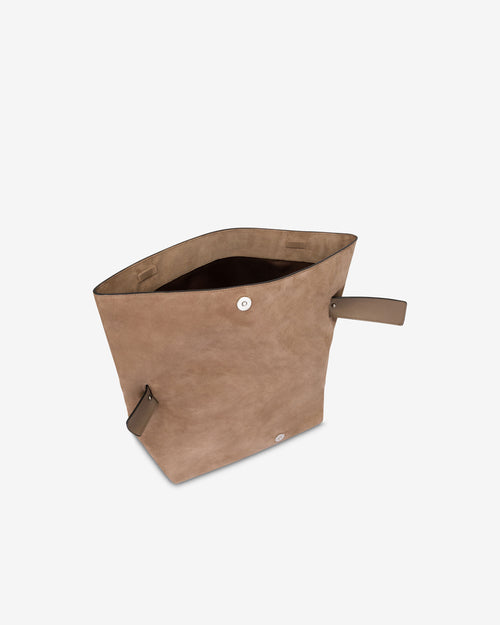 Soft suede bag