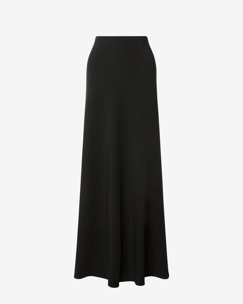 Long stretch cady skirt Black Alberta Ferretti Boutique Online 0