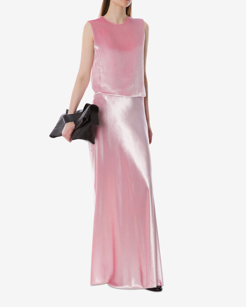 Long velvet skirt Pink Alberta Ferretti Boutique Online 1