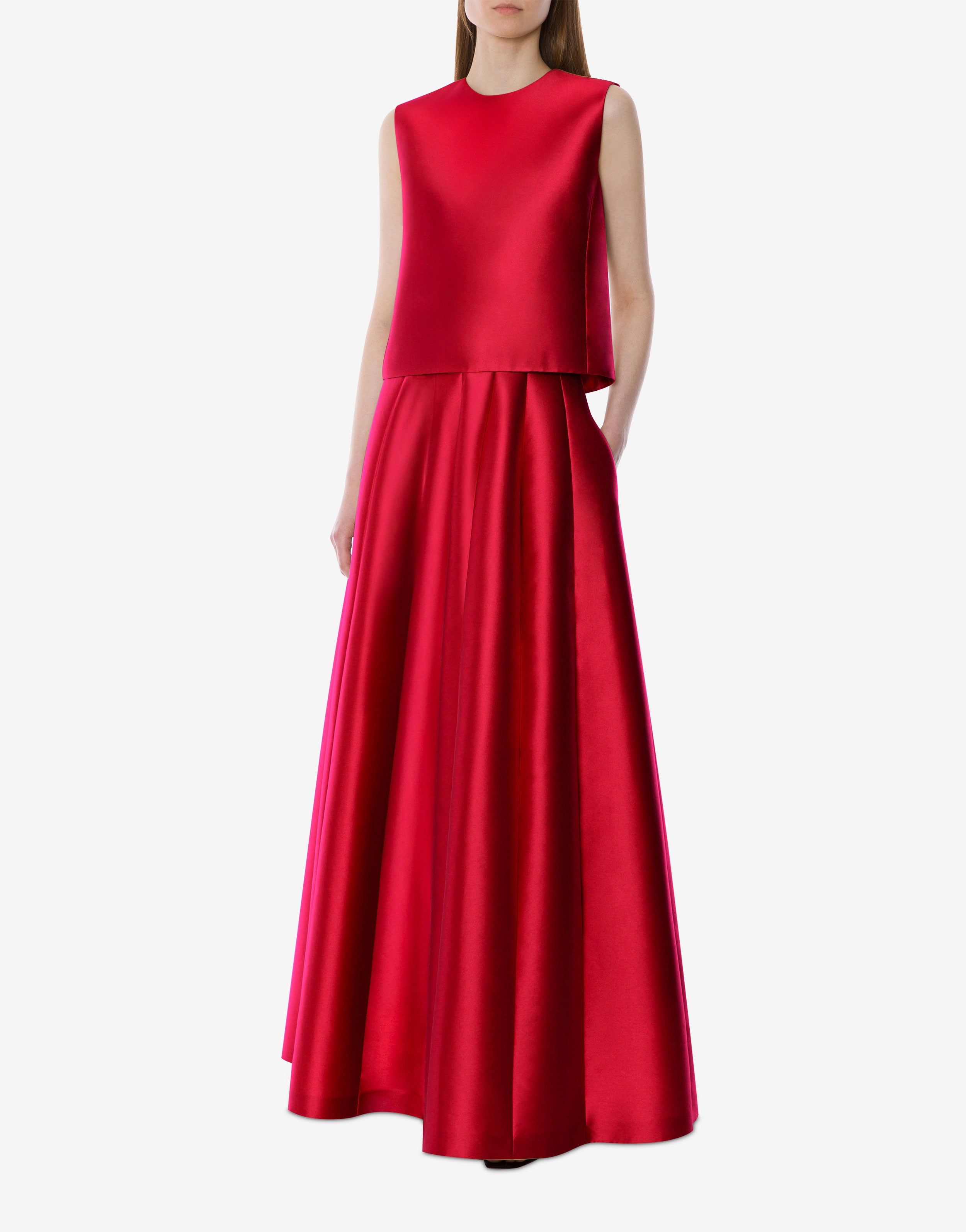 High-waisted mikado maxi skirt | Alberta Ferretti High-waisted mikado maxi skirt | Alberta Ferretti