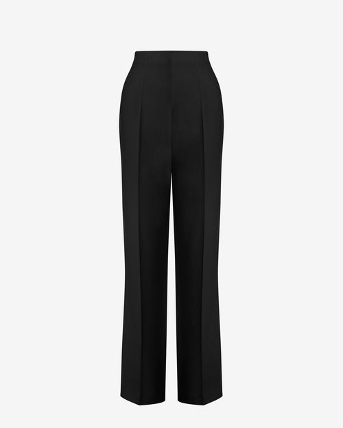 Tailored stretch cady suit trousers Black Alberta Ferretti Boutique Online 0