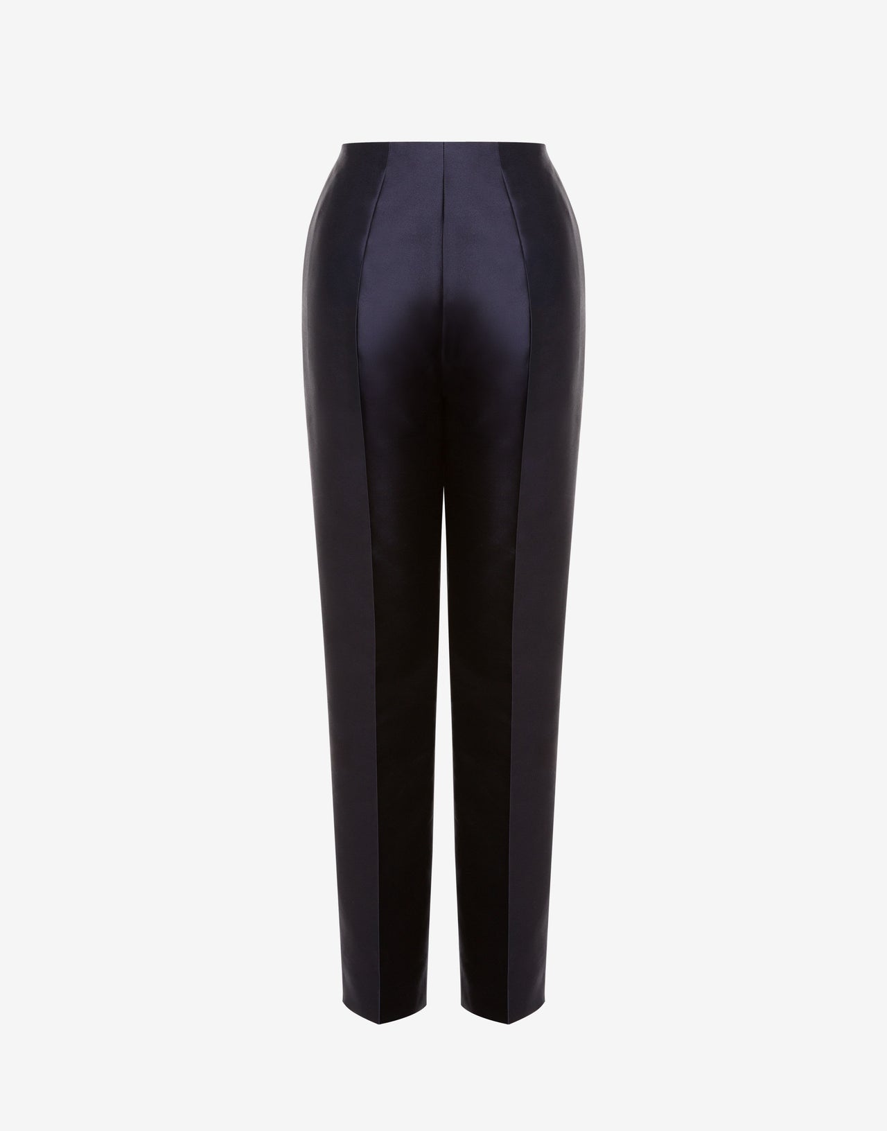 Pleated mikado trousers Blue Alberta Ferretti Boutique Online 4