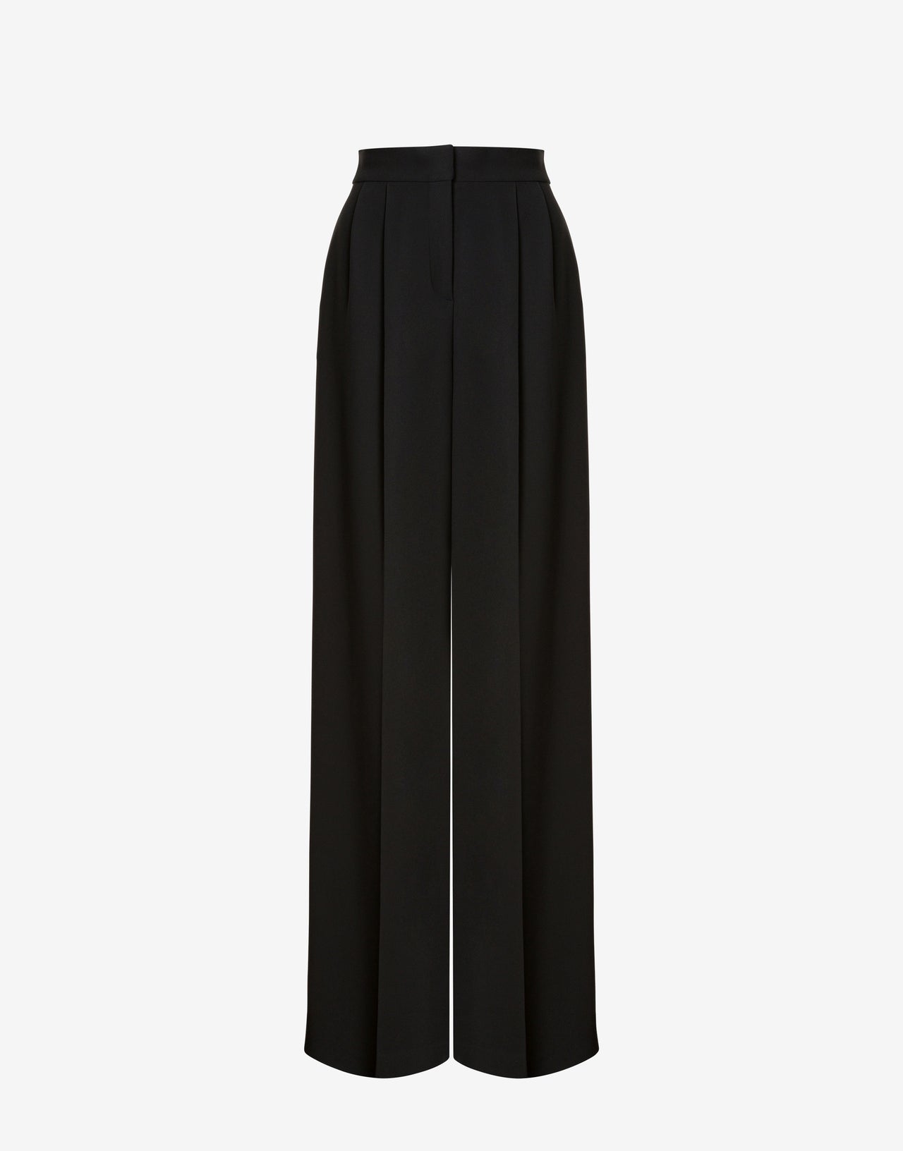 Fluid stretch cady trousers Black Alberta Ferretti Boutique Online 1