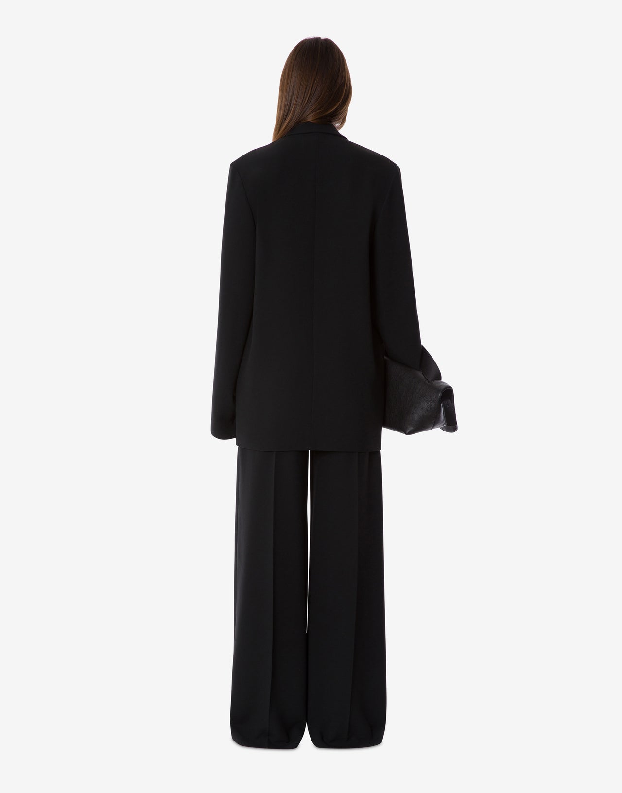 Fluid stretch cady trousers Black Alberta Ferretti Boutique Online 2