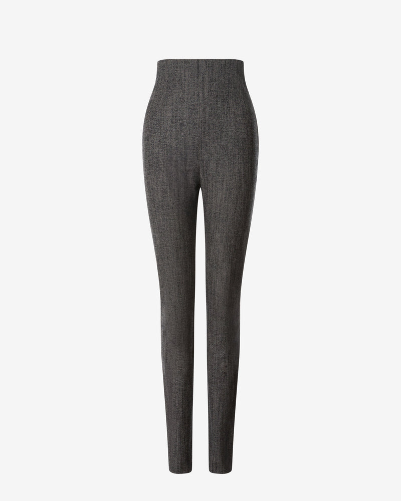 Stretch wool slim trousers Grey Alberta Ferretti Boutique Online 0