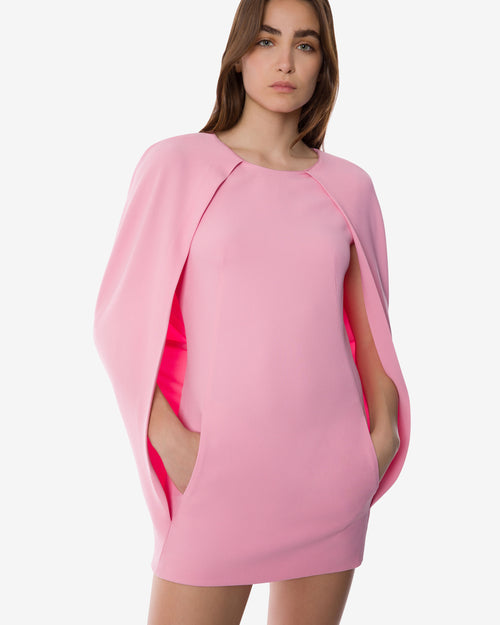 Minivestido con capa de chándal elástico Pink Alberta Ferretti Boutique Online 0