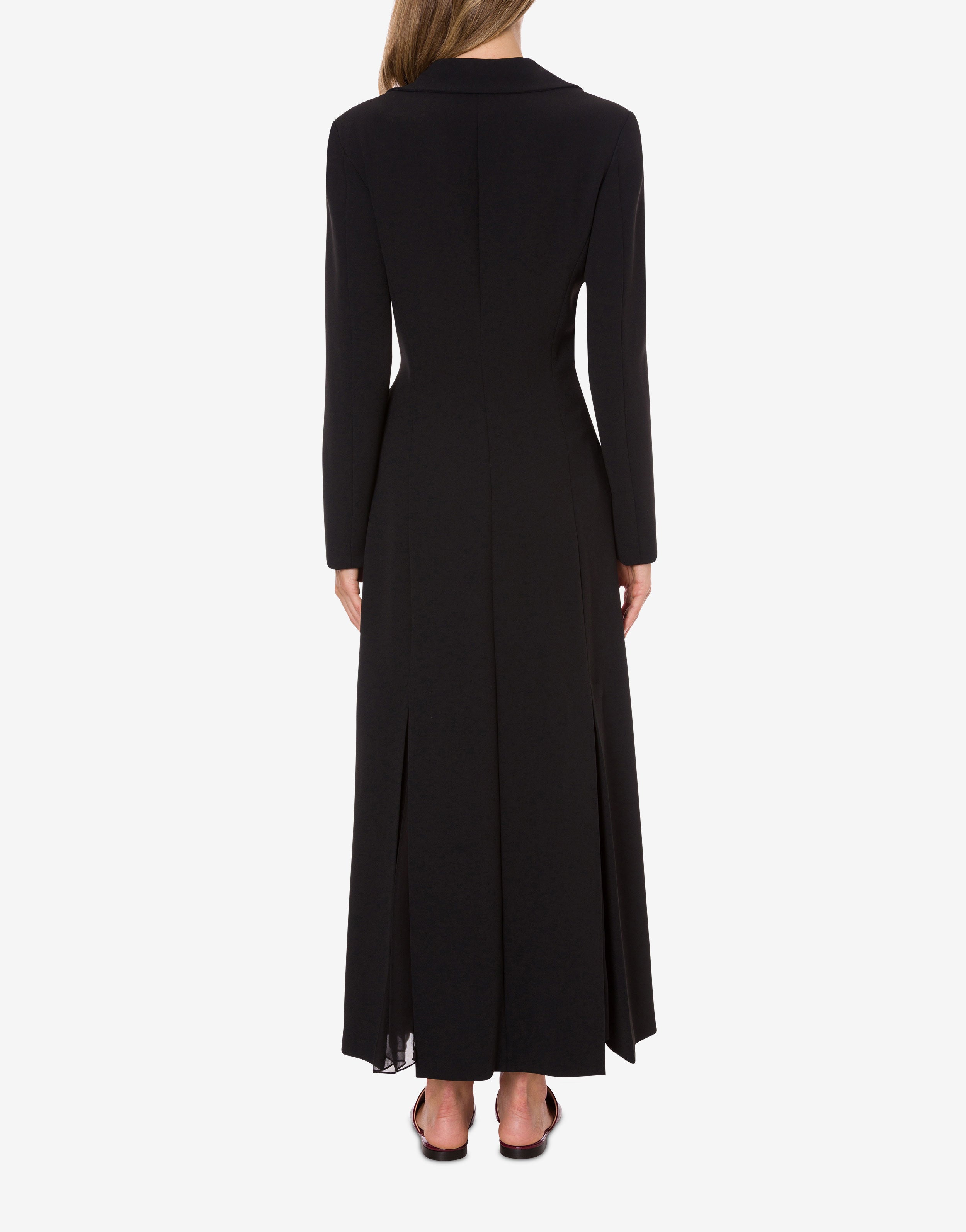 Stretch cady embroidered shirt dress | Alberta Ferretti