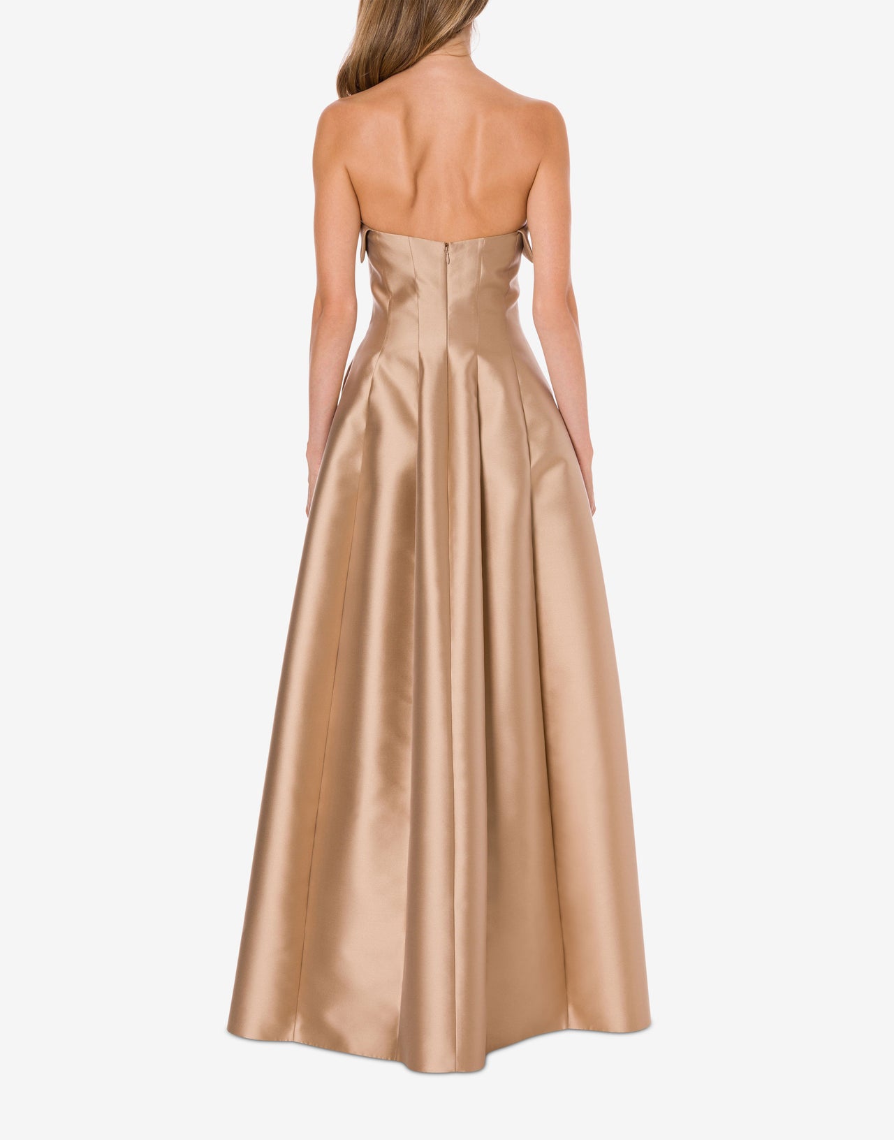 Vestido de noche mikado sin mangas Alberta Ferretti ES