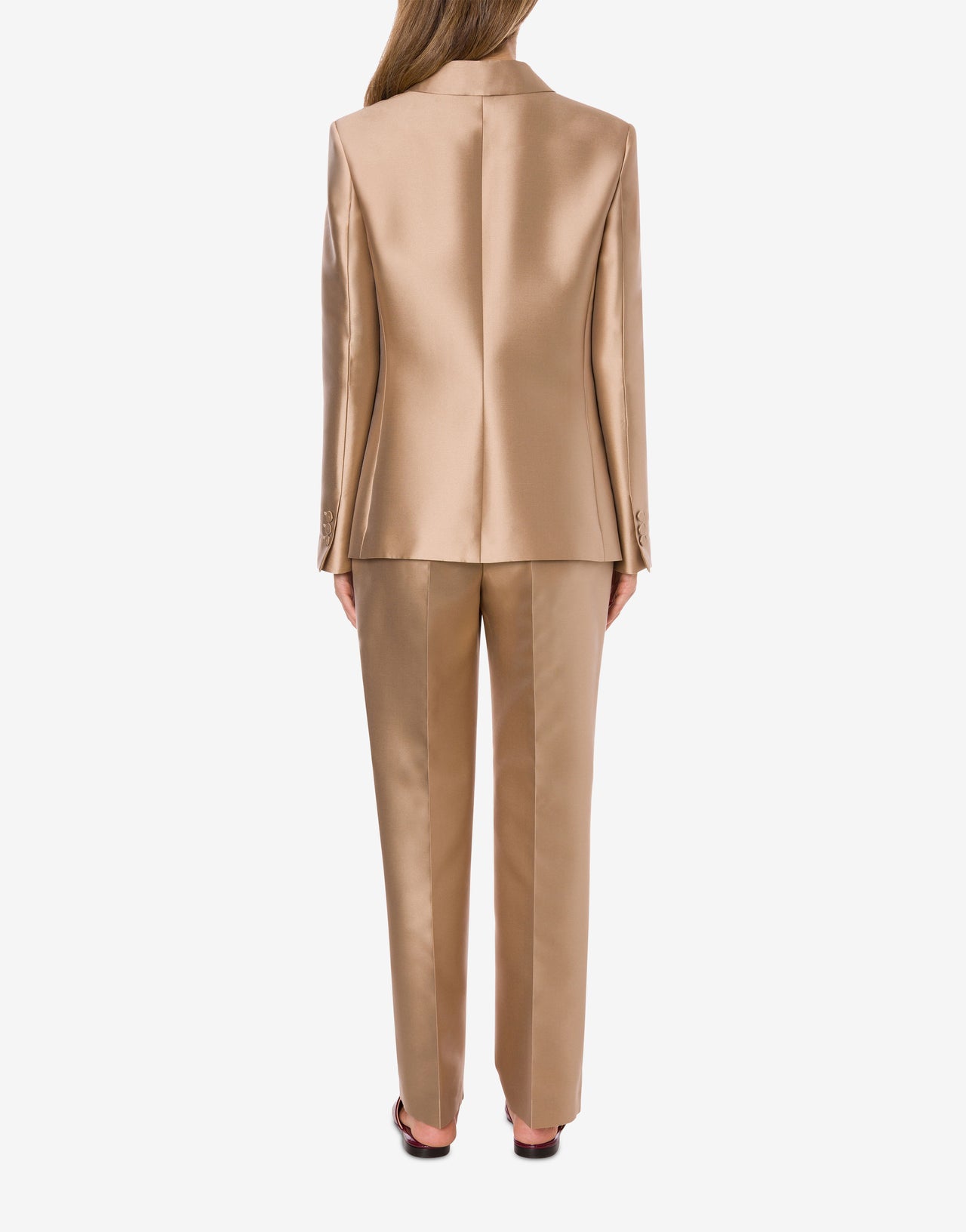 Mikado evening jacket ベージュ Alberta Ferretti Boutique Online 3