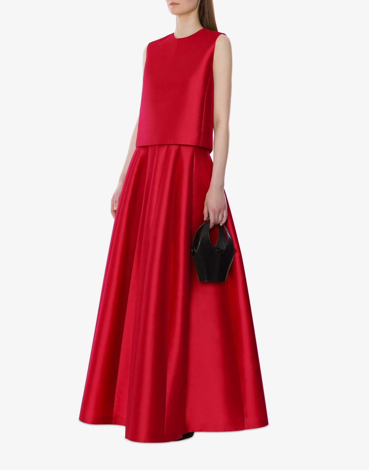 Mikado sleeveless tank top Red Alberta Ferretti Boutique Online 2