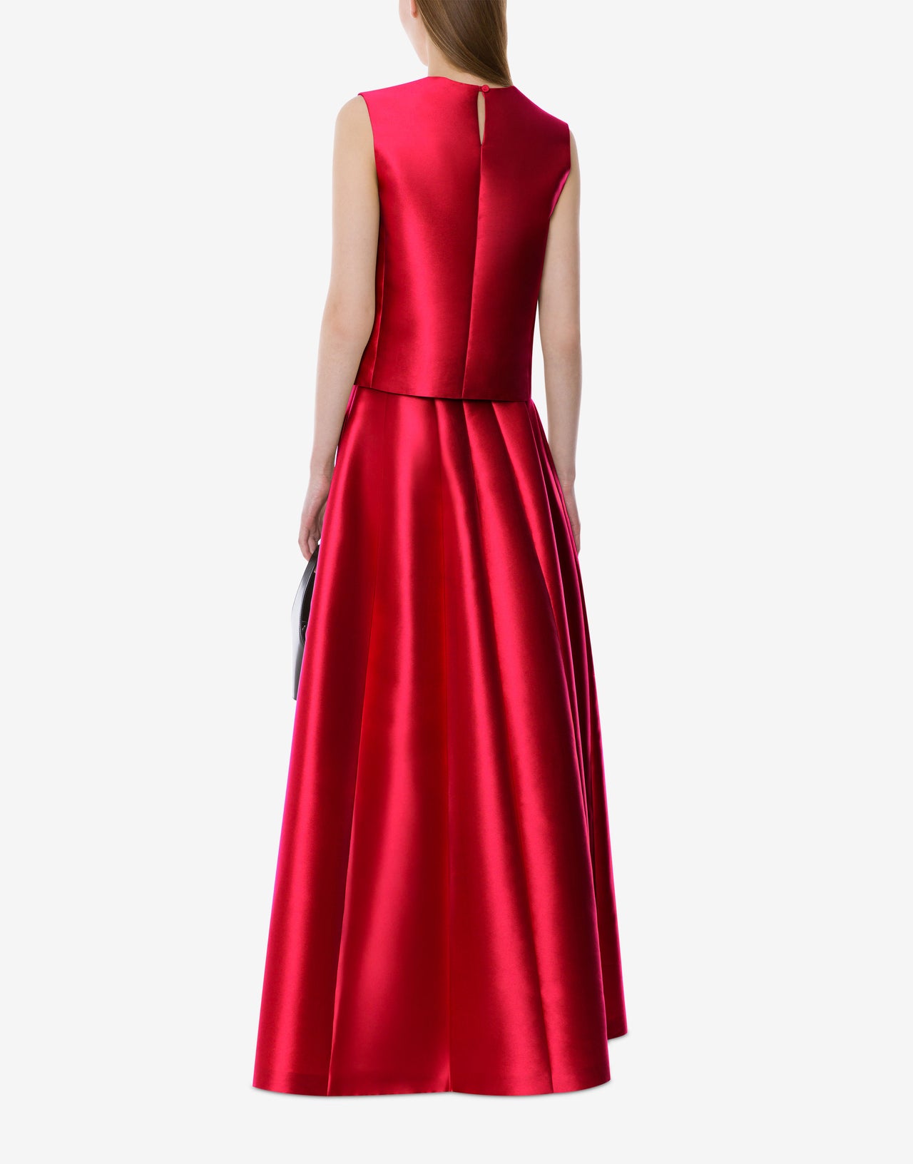 Mikado sleeveless tank top Red Alberta Ferretti Boutique Online 3