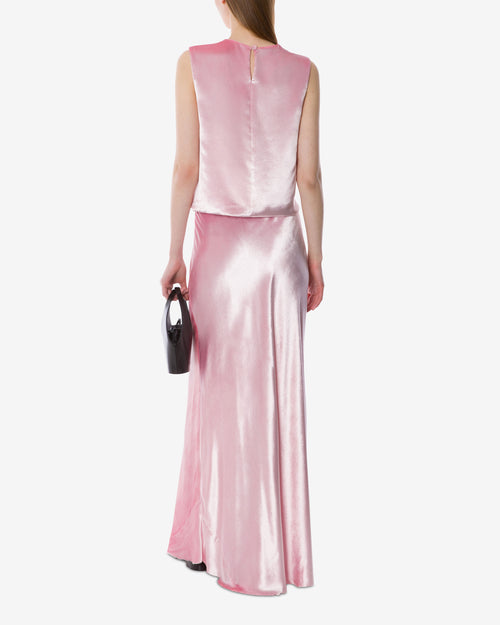 Sleeveless velvet tank top