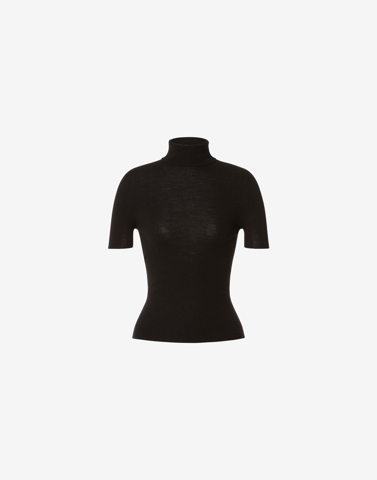 Wool and cashmere top with an open back Black Alberta Ferretti Boutique Online 1