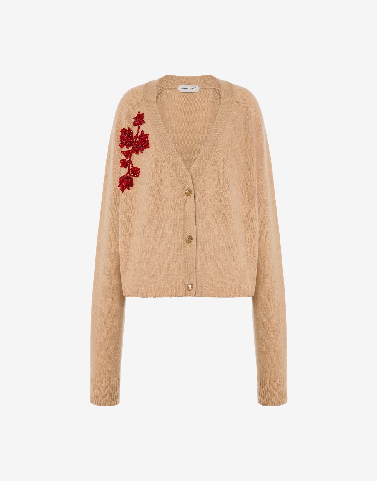 Bestickte Kaschmir-Strickjacke Alberta Ferretti DE - Main Image