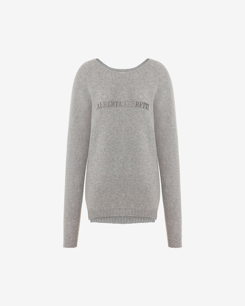 Logo cashmere sweater