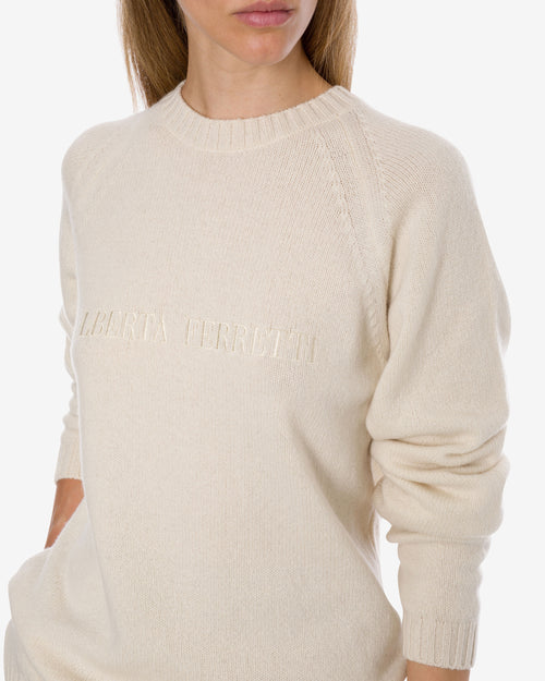 Logo cashmere sweater