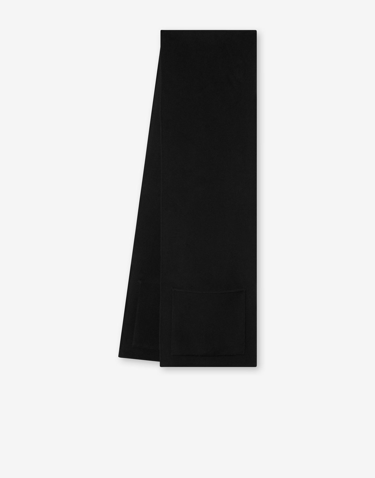 Double felt scarf 黑色 Alberta Ferretti Boutique Online 1