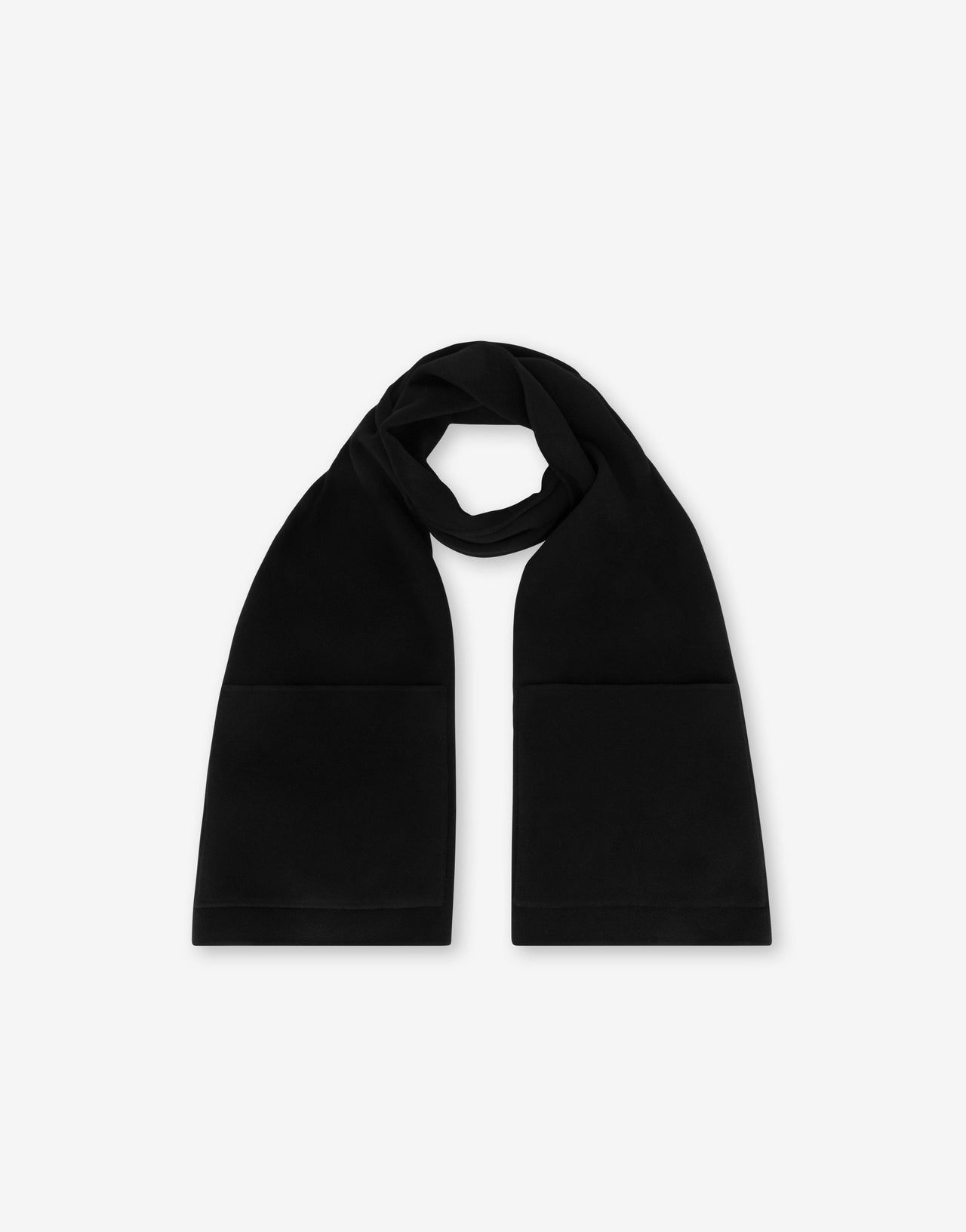 Double felt scarf 黑色 Alberta Ferretti Boutique Online 2
