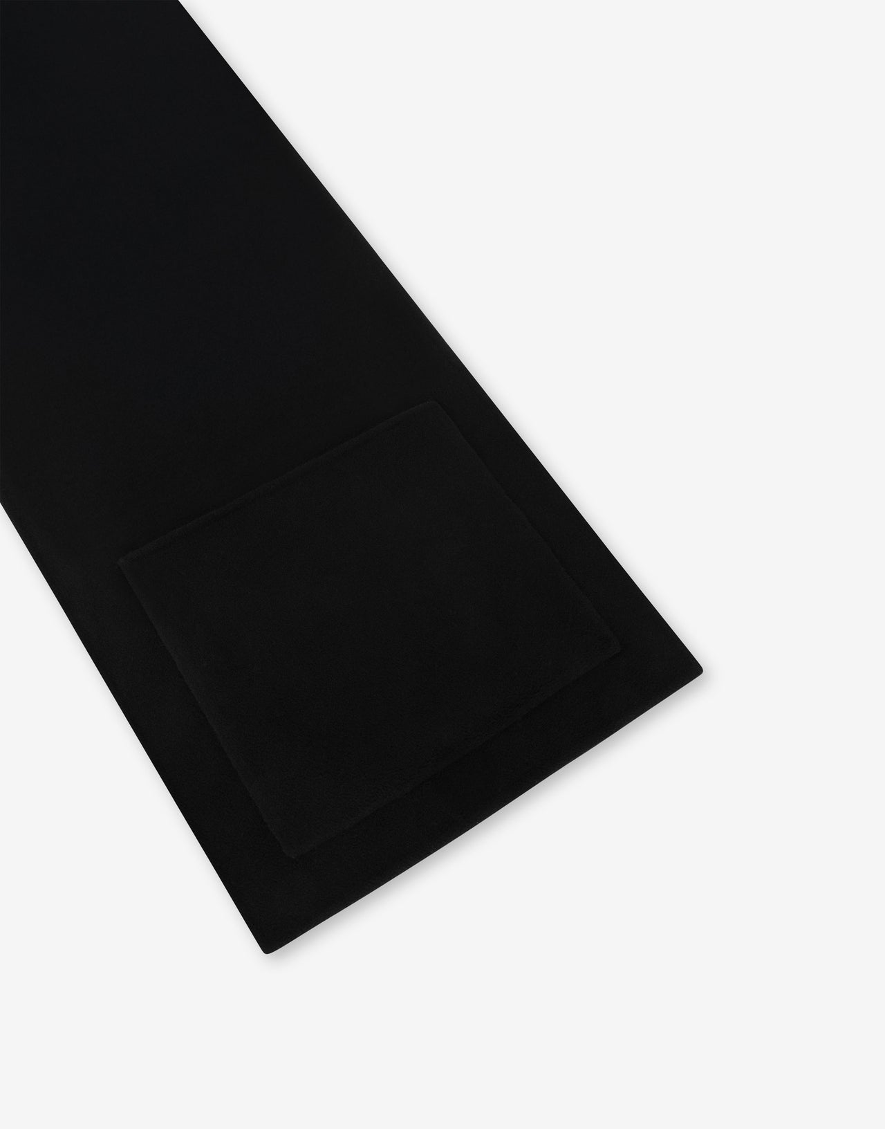 Double felt scarf 黑色 Alberta Ferretti Boutique Online 3