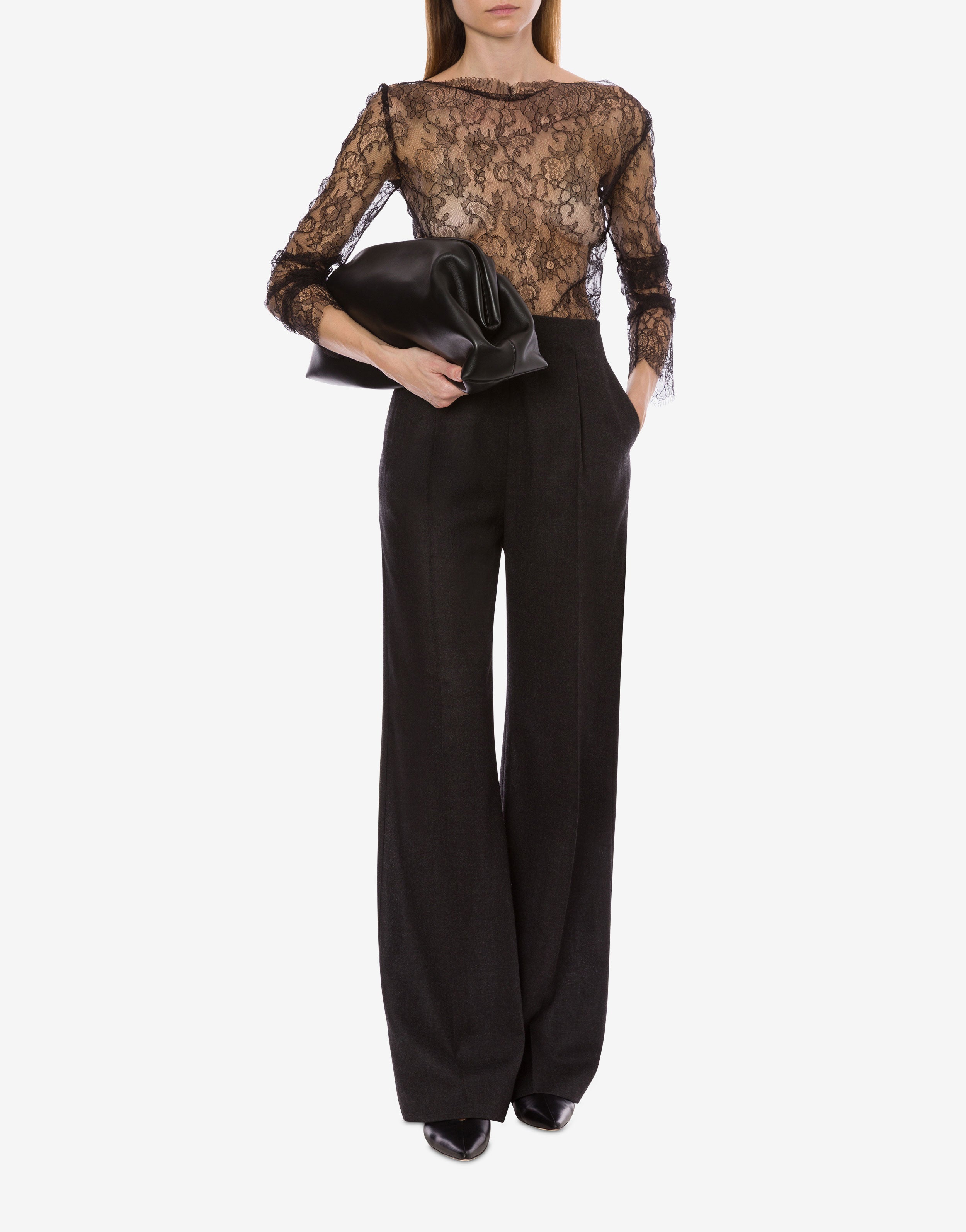 See-through lace top | Alberta Ferretti
