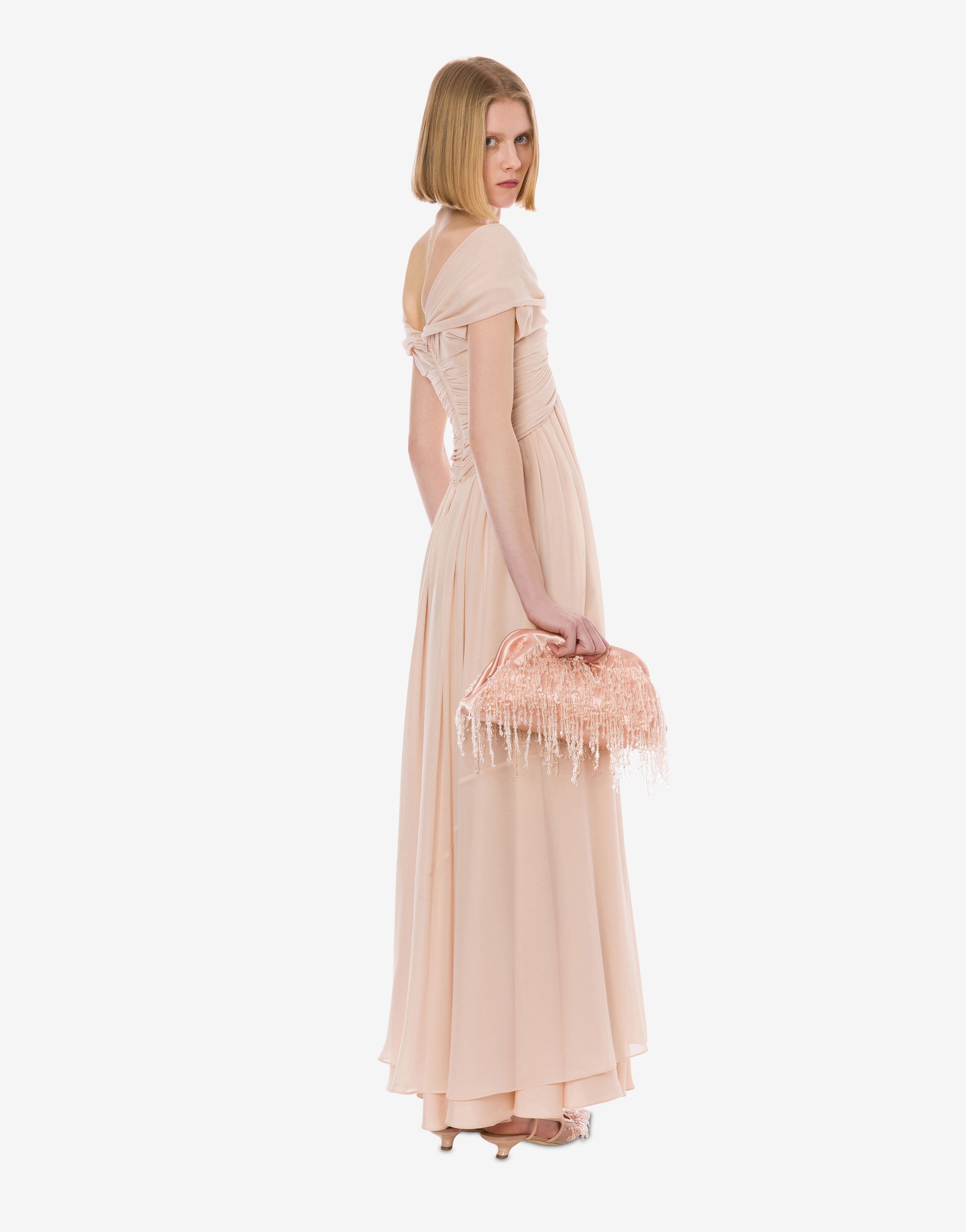 Dress in silk georgette | Alberta Ferretti
