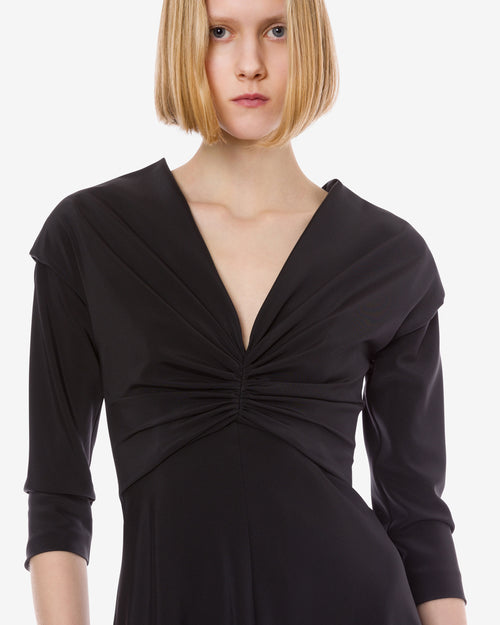 Dress in silk spandex