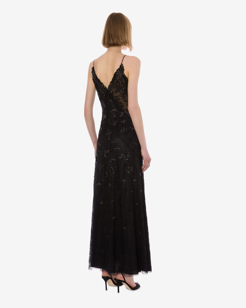 Slip lace dress Black Alberta Ferretti Boutique Online 1