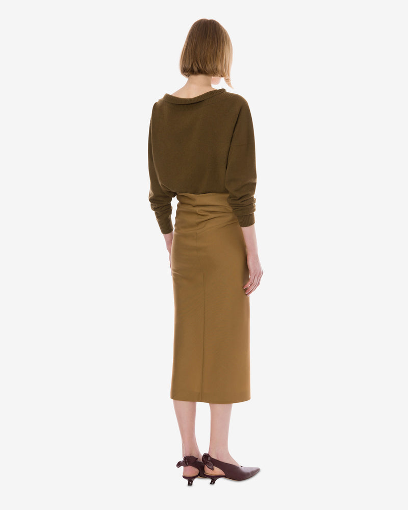 Sweater in pure cashmere Brown Alberta Ferretti Boutique Online 1