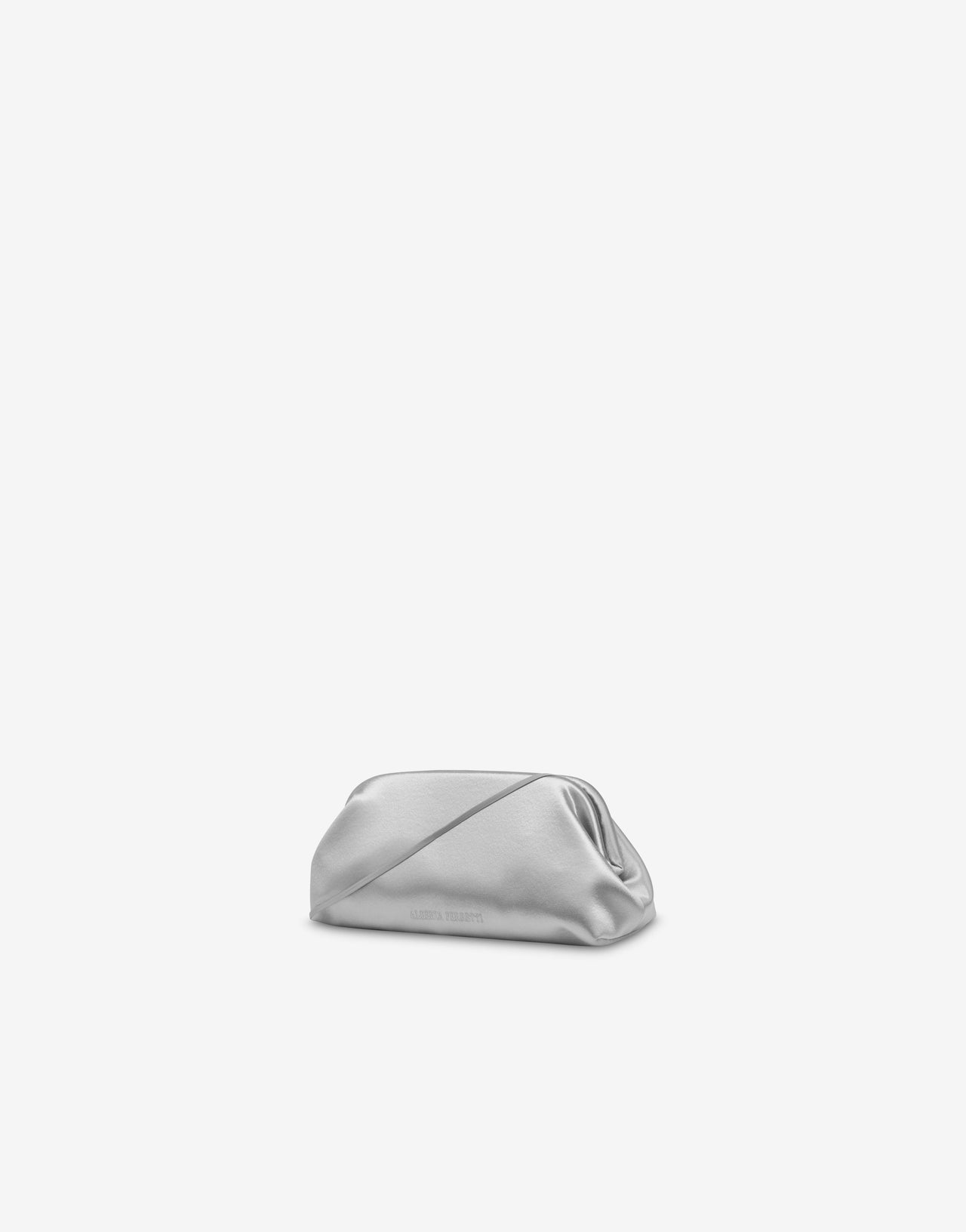 Mini clutch en satin brillant 银色 Alberta Ferretti Boutique Online 2