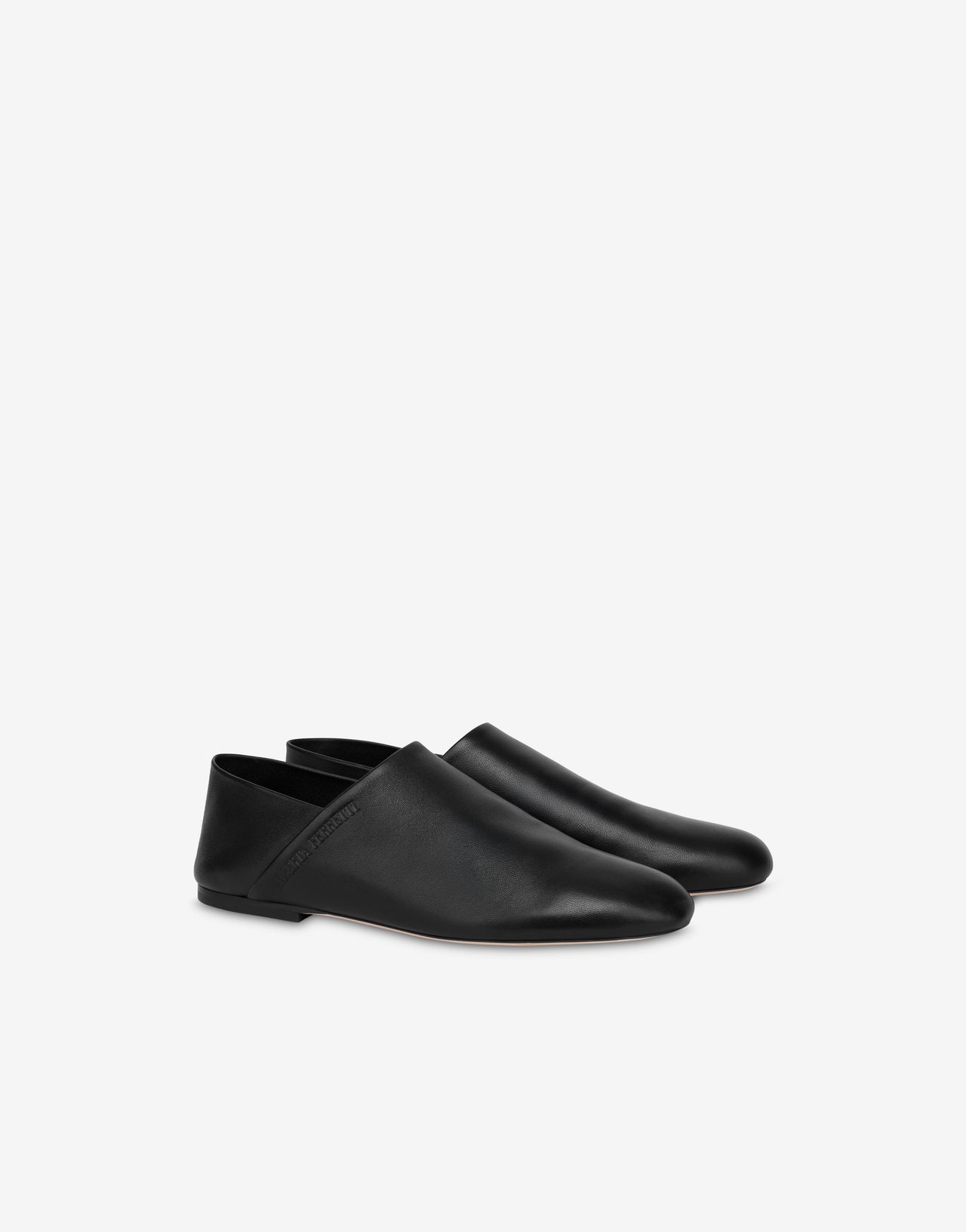 Slipper de napa Negro Alberta Ferretti Boutique Online 1