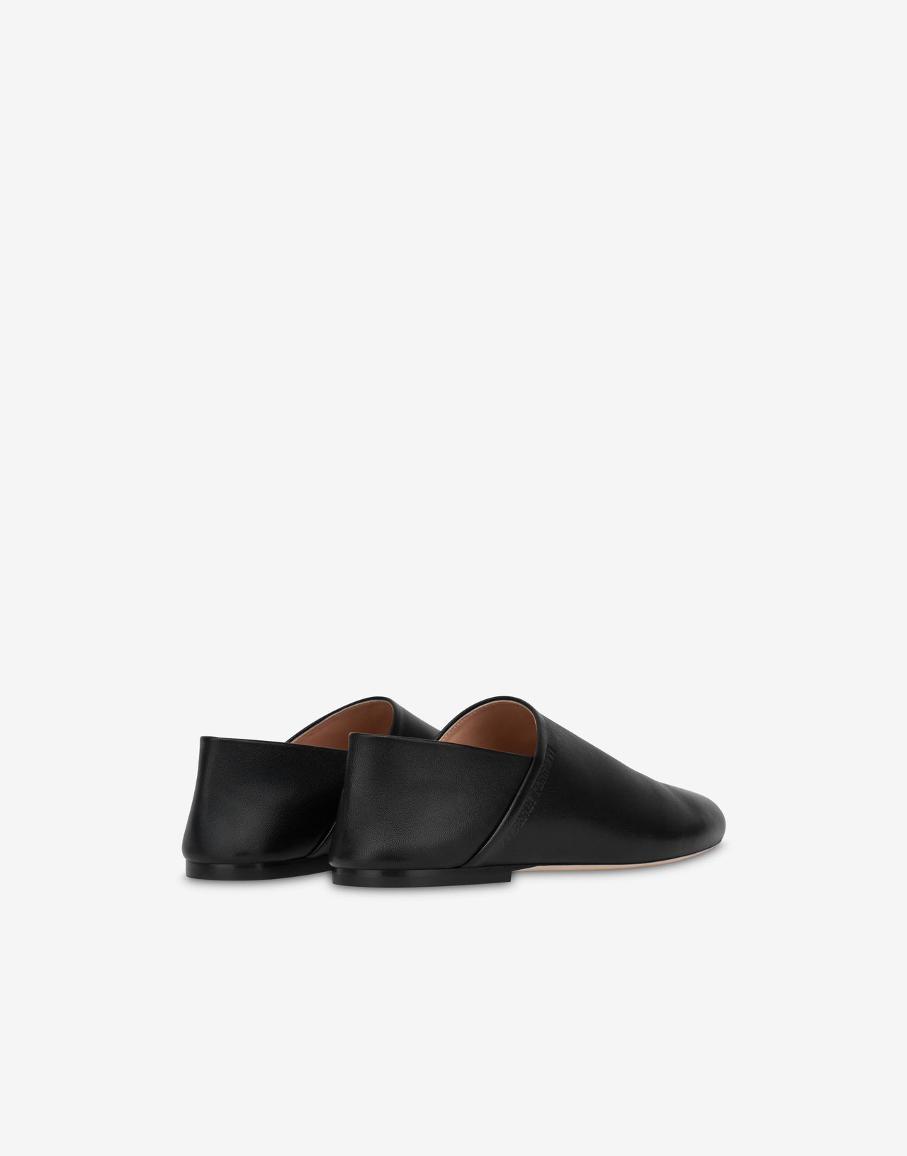Slipper de napa Negro Alberta Ferretti Boutique Online 2