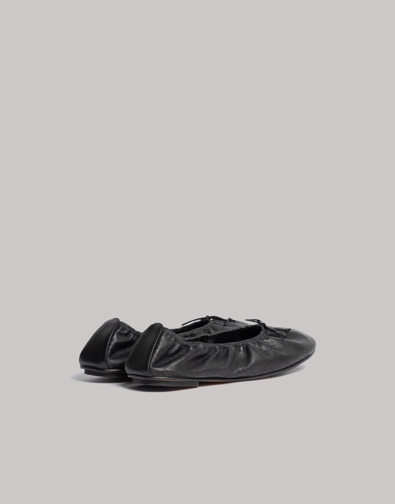 Soft leather ballet shoes 黑色 Alberta Ferretti Boutique Online 2