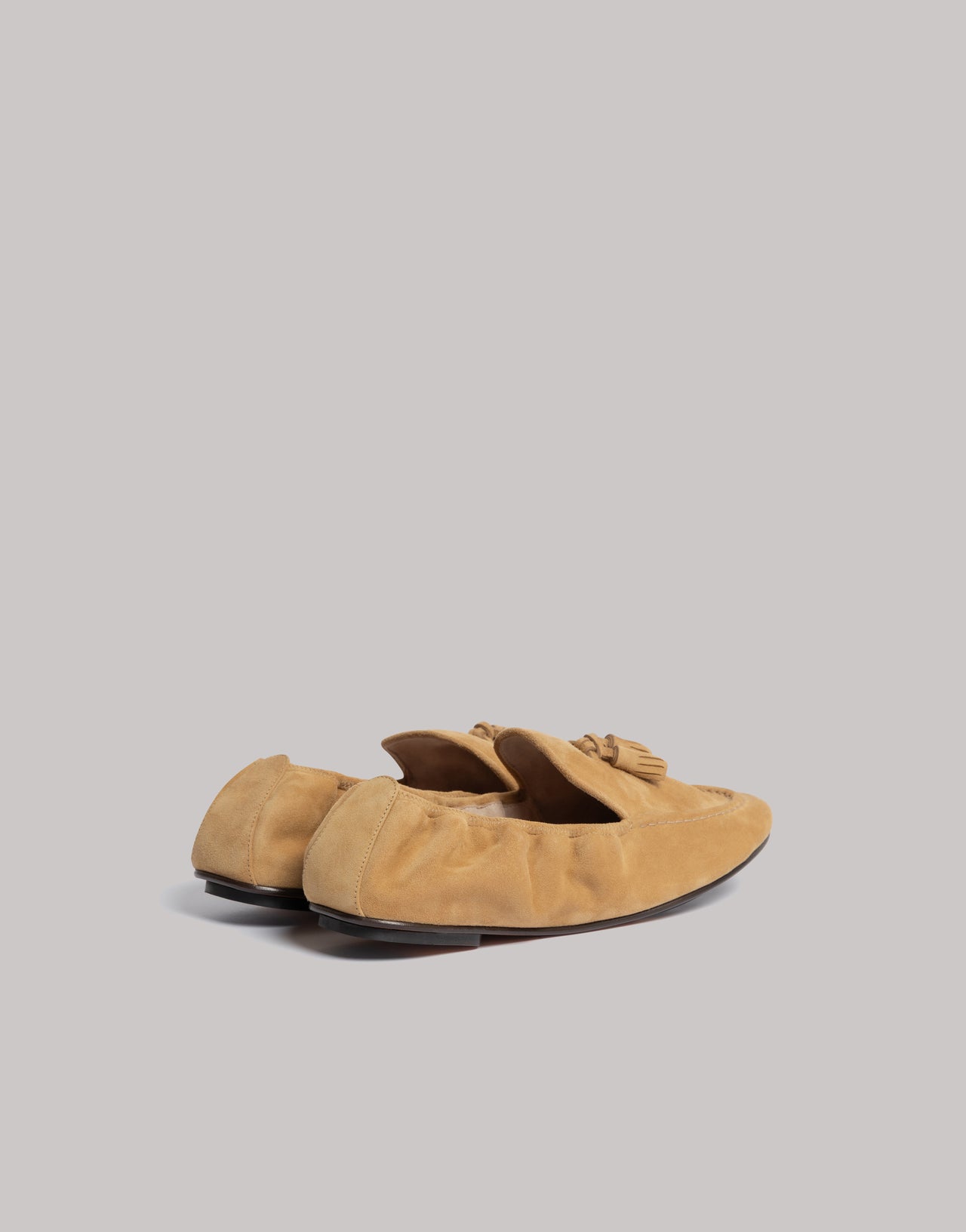 Mocasines de piel suave Beige Alberta Ferretti Boutique Online 2