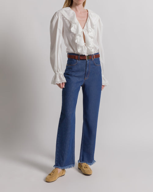 Soft leather loafers Beige Alberta Ferretti Boutique Online 0