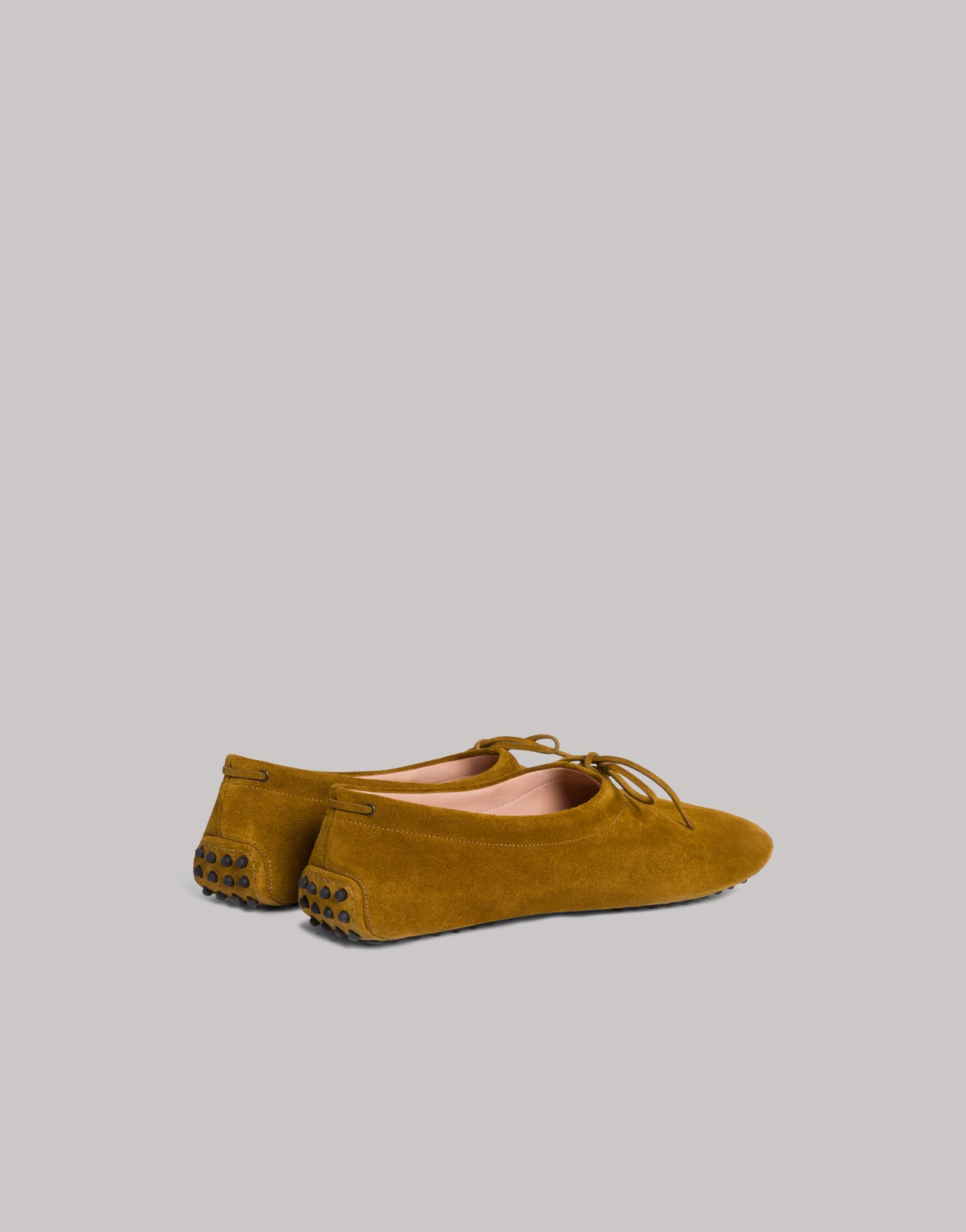 Loafer in pelle scamosciata Beige Alberta Ferretti Boutique Online 3
